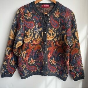 VTG Pitlochry Mohair Blend Cardigan Made in British Isles